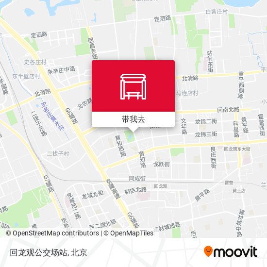 回龙观公交场站地图