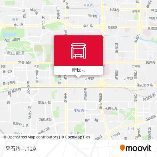 采石路口地图