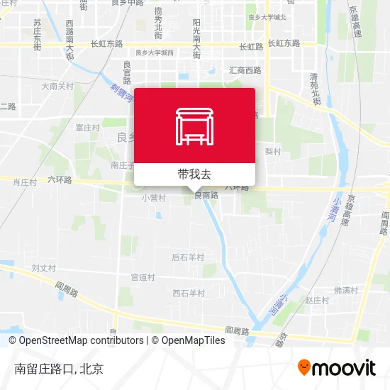 南留庄路口地图