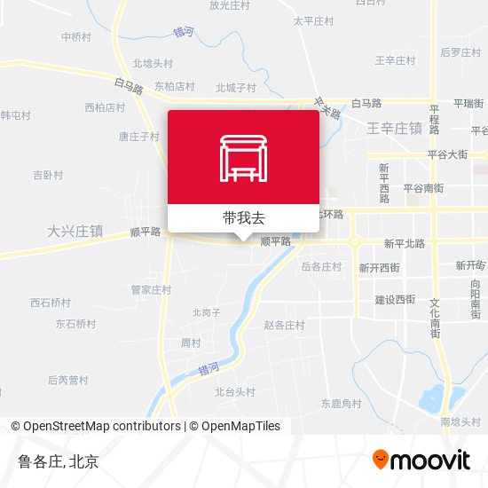 鲁各庄地图