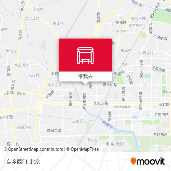 良乡西门地图