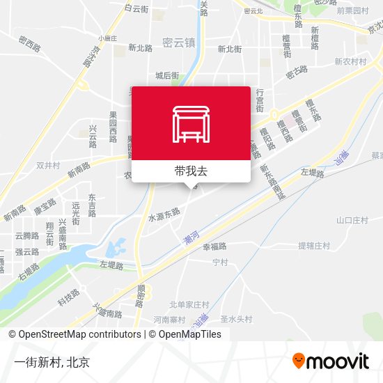 一街新村地图