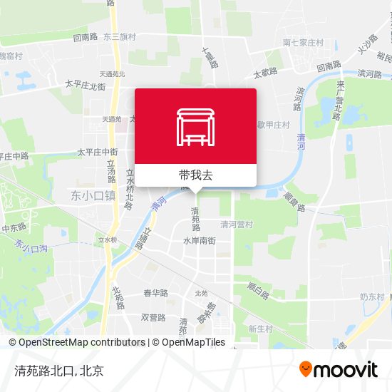 清苑路北口地图