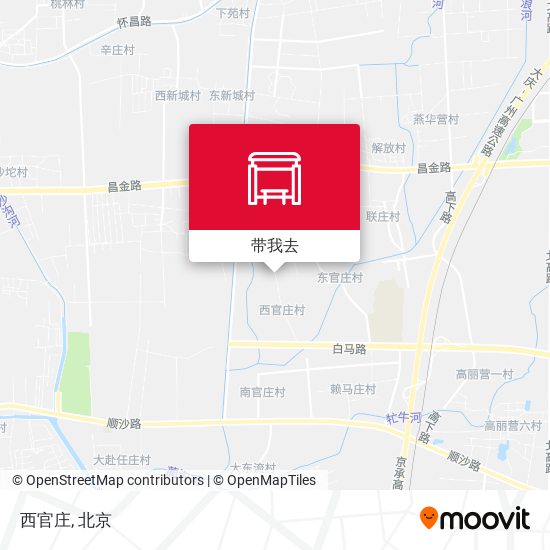 西官庄地图
