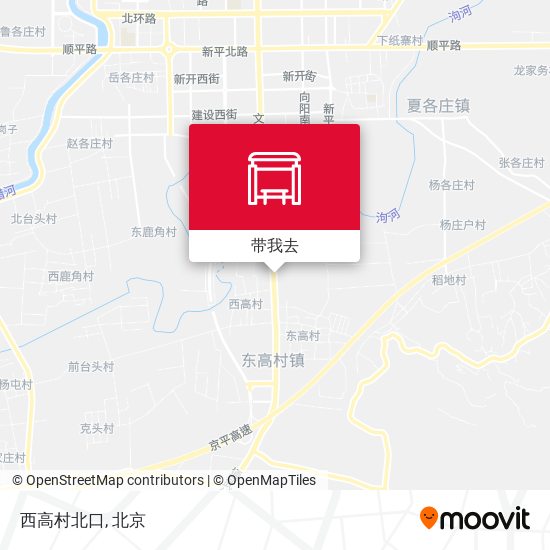 西高村北口地图
