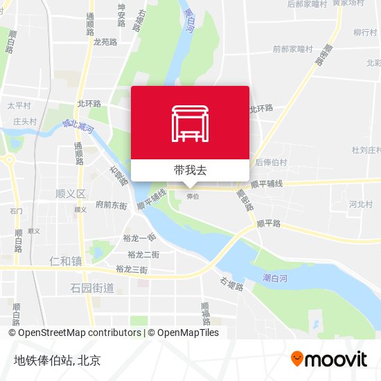 地铁俸伯站地图
