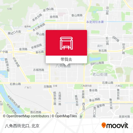 八角西街北口地图