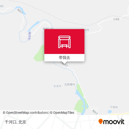 千河口地图