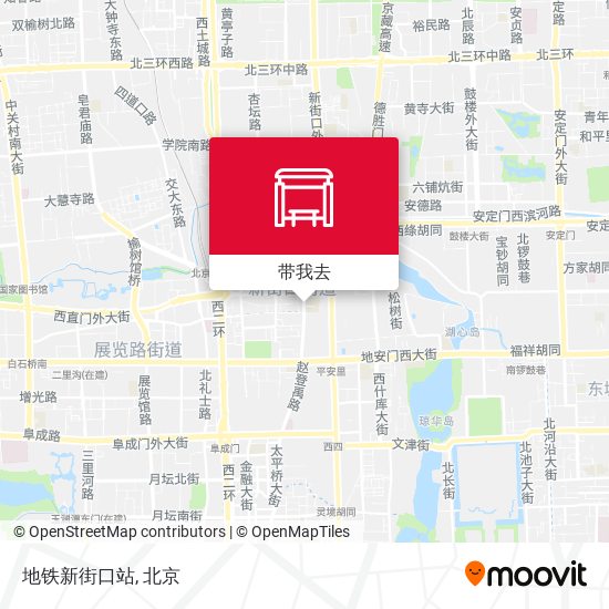 地铁新街口站地图