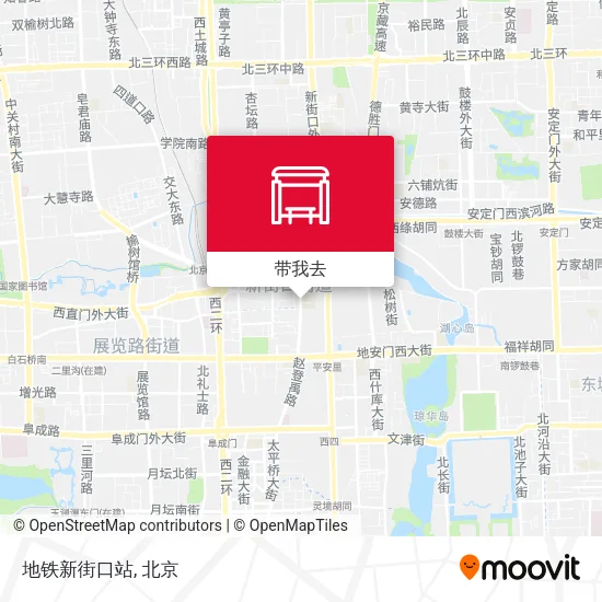 地铁新街口站地图