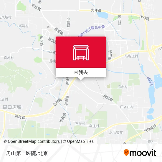 房山第一医院地图