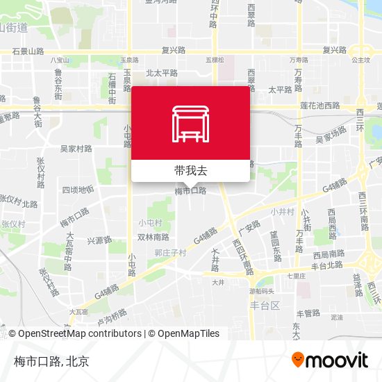 梅市口路地图