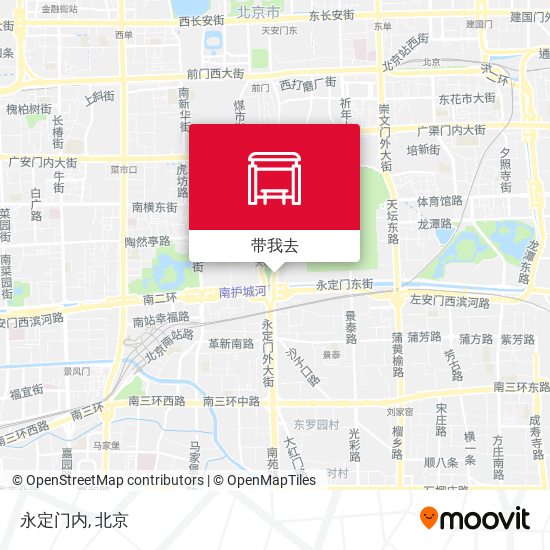 永定门内地图