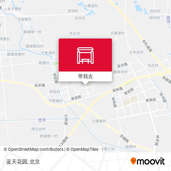 蓝天花园地图
