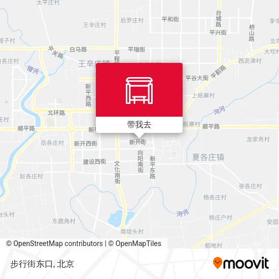 步行街东口地图