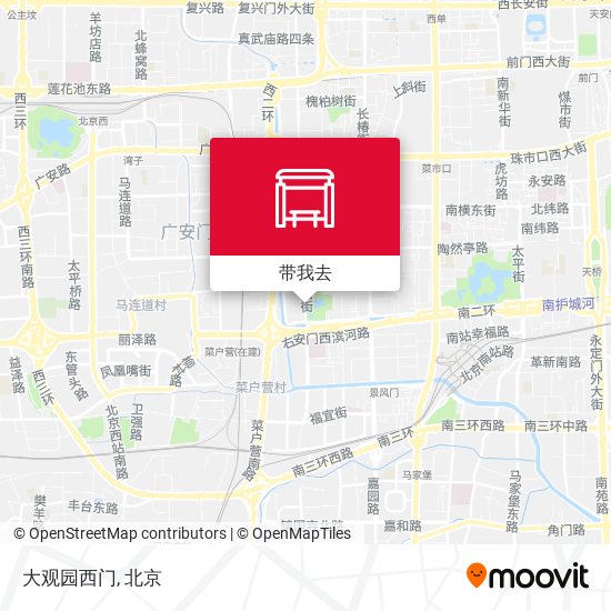 大观园西门地图