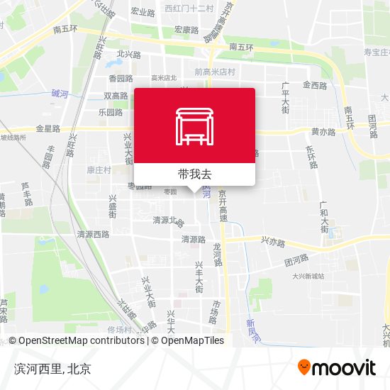 滨河西里地图
