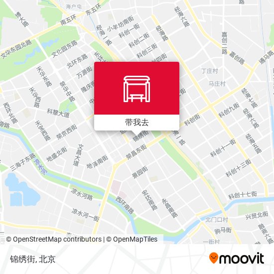 锦绣街地图
