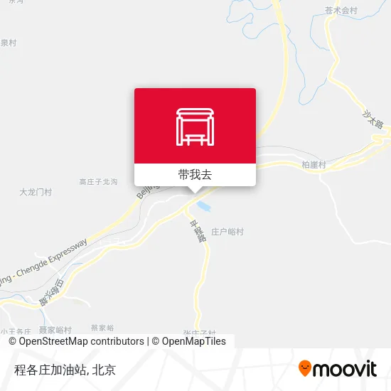 程各庄加油站地图