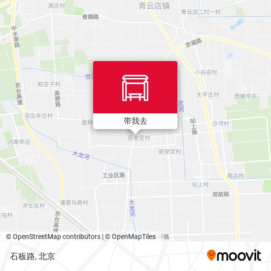 石板路地图