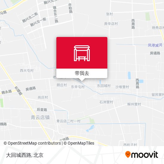 大回城西路地图