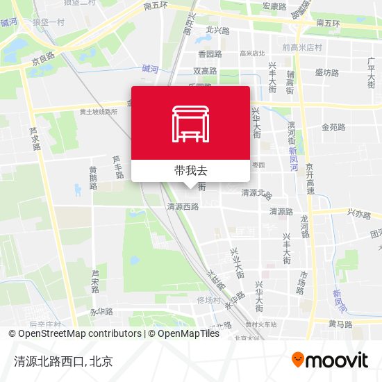 清源北路西口地图