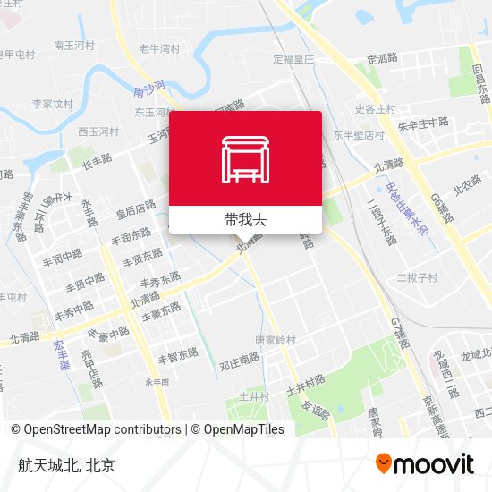 航天城北地图