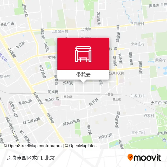 龙腾苑四区东门地图