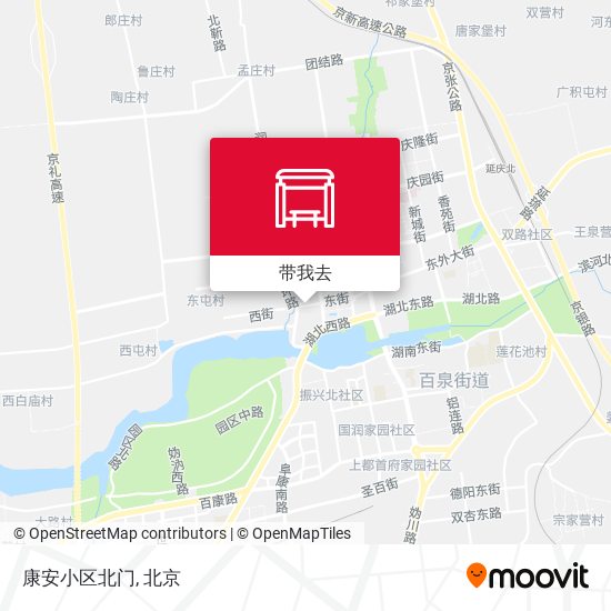 康安小区北门地图