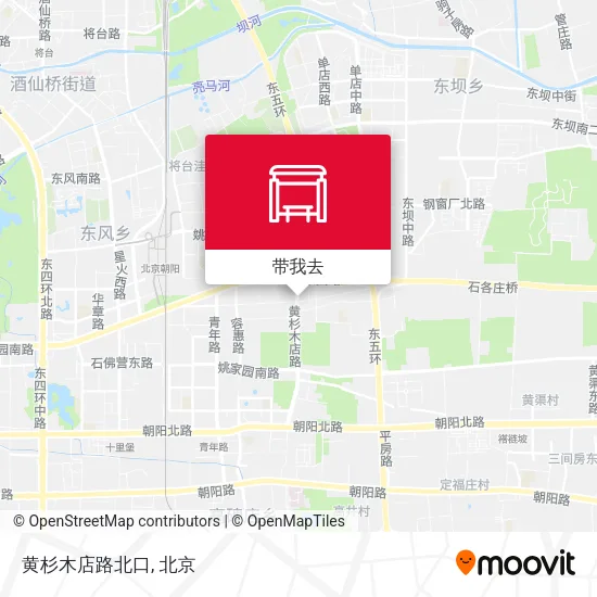 黄杉木店路北口地图