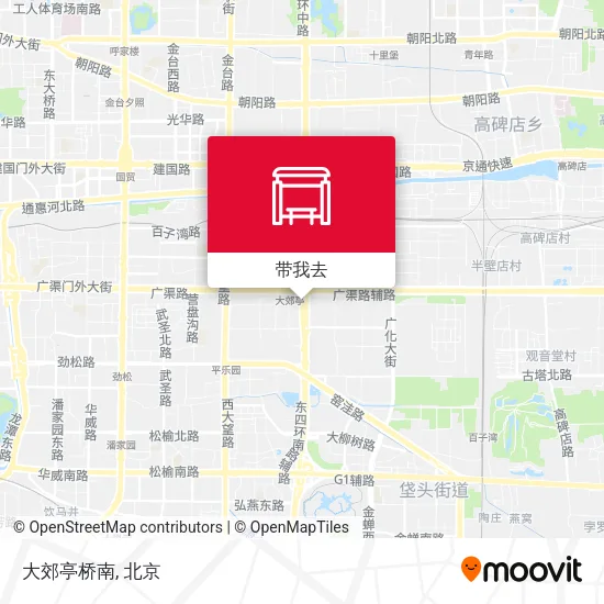 大郊亭桥南地图