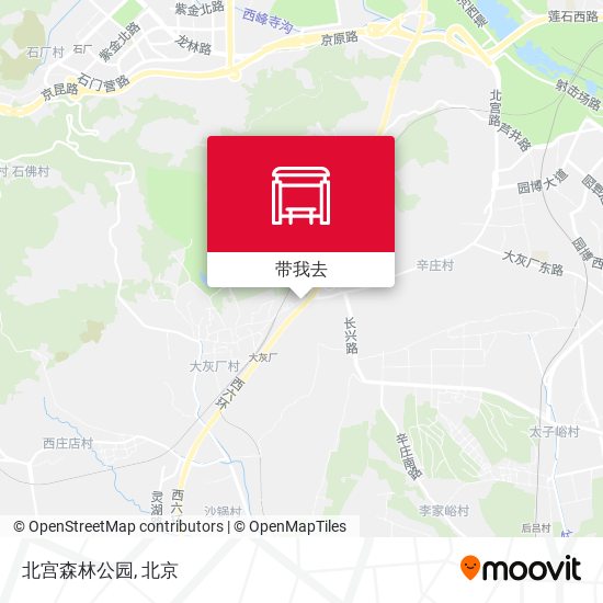 北宫森林公园地图