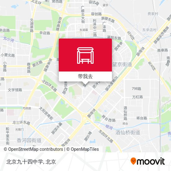 北京九十四中学地图