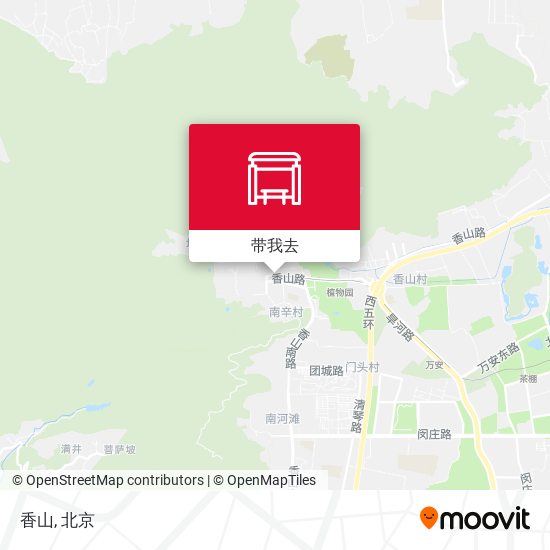 香山地图