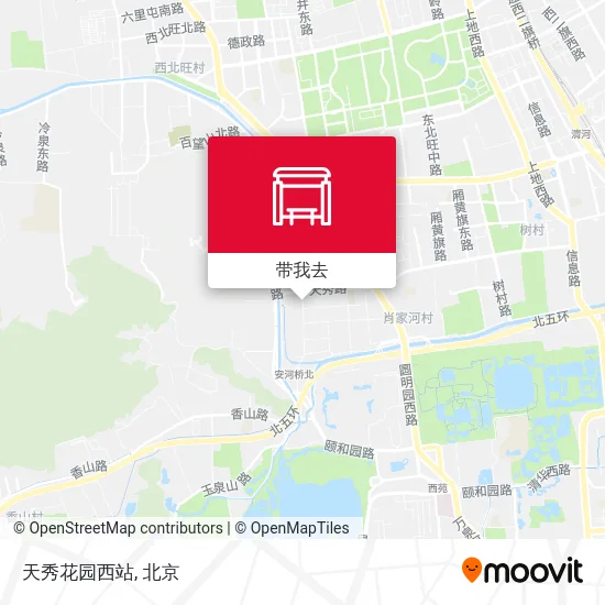 天秀花园西站地图
