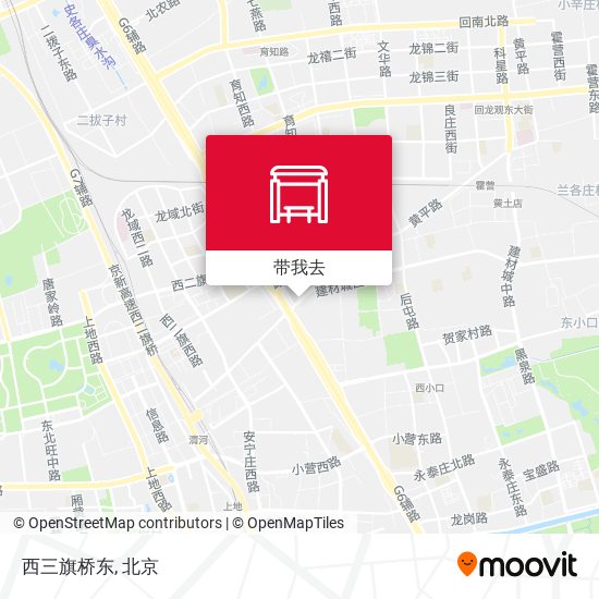 西三旗桥东地图