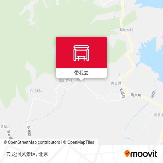 云龙涧风景区地图