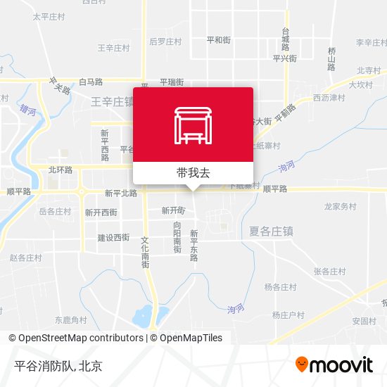平谷消防队地图