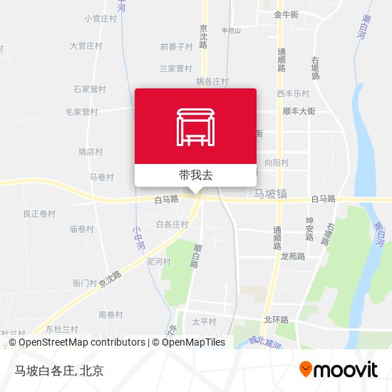 马坡白各庄地图