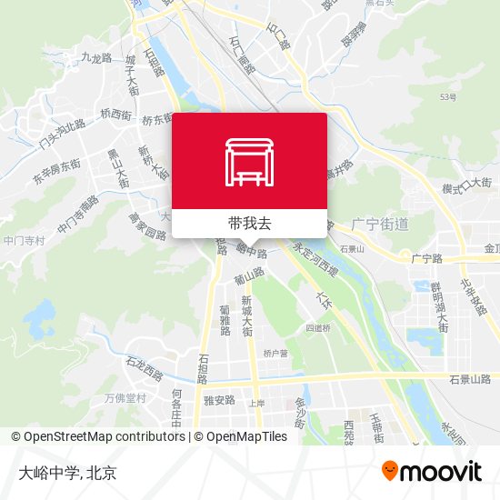 大峪中学地图