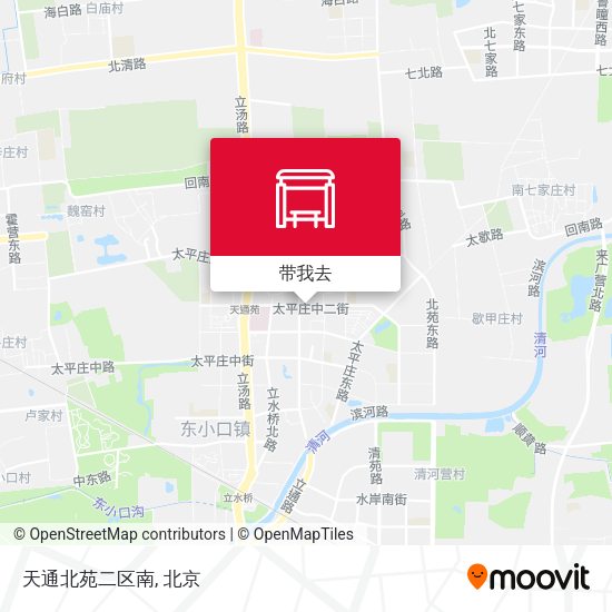 天通北苑二区南地图