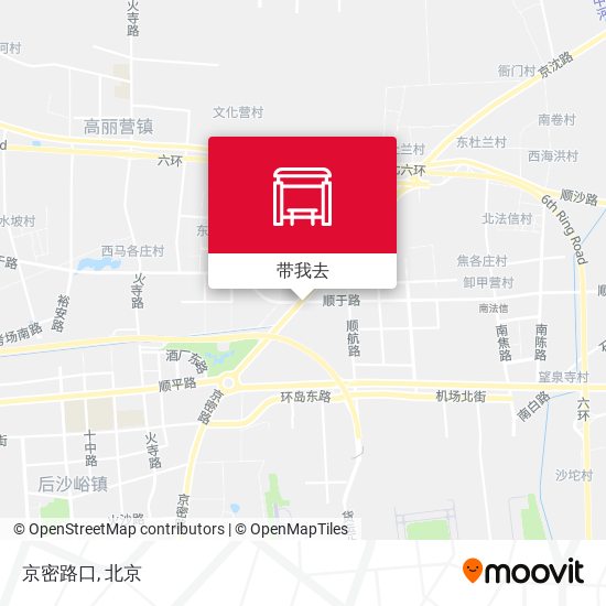京密路口地图