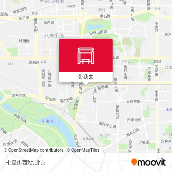 七星街西站地图