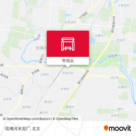 琉璃河水泥厂地图