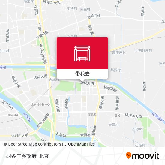 胡各庄乡政府地图