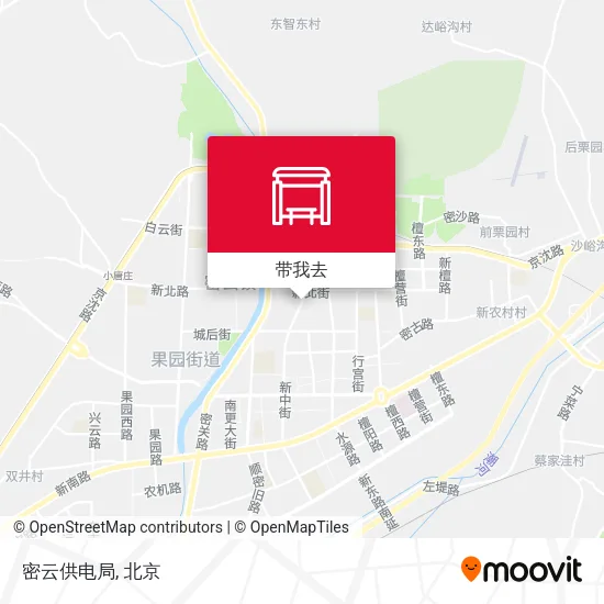 密云供电局地图