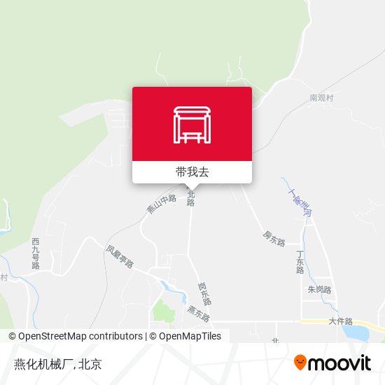 燕化机械厂地图