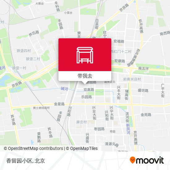 香留园小区地图