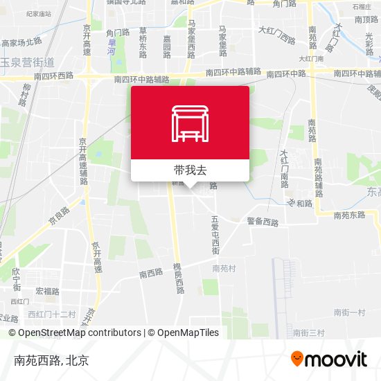 南苑西路地图