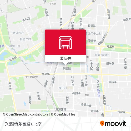 兴盛街(乐园路)地图